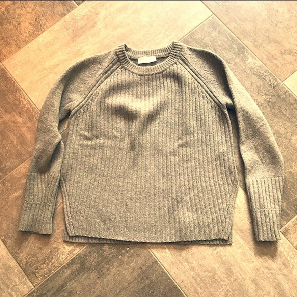 Everlane Ribbed Wool-Cashmere Crew